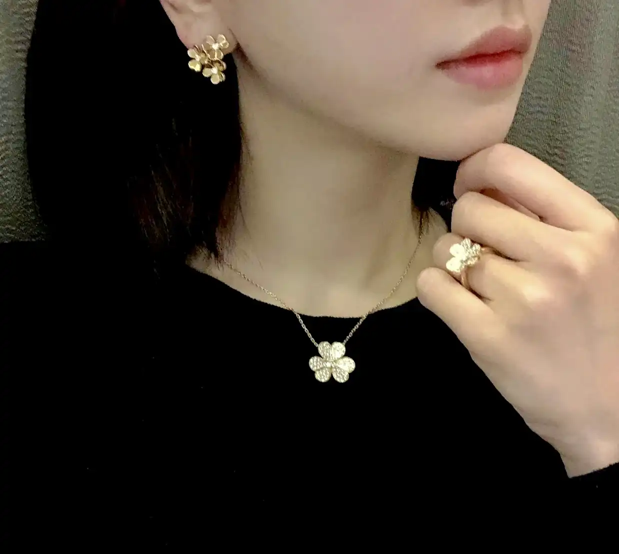 四叶草胸针定制图片展示